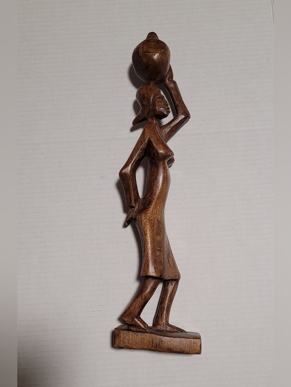 Hand Carved Cuban Woman Statue ~ 16 Inches Cuba